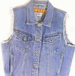 Miss Juli Speed Denim Vest Size: 5/6